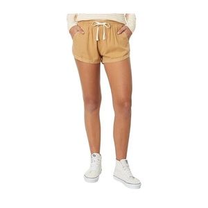 Billabong Tan Drawstring Athletic Shorts